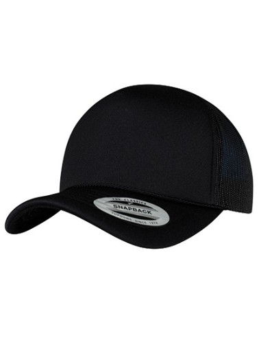 F-6005FC-Foam Trucker Cap Curved Visor